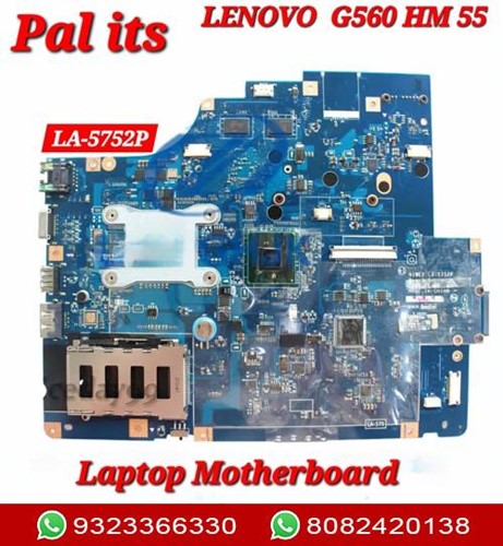 Lenovo G560 HM 55 LA-5752PLaptop Motherboard 