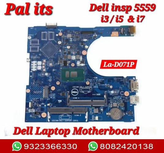 Dell insp 5559 LA-D071P LAPTOP MOTHERBOARD