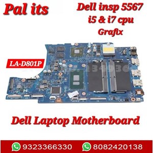 Dell insp 5567 la-d801 laptop motherboard