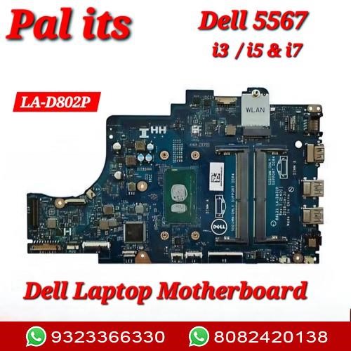 Dell 5567 LA-D802P LAPTOP MOTHERBOARD