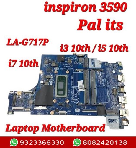 DELL INSPIRION 3590 LA-G717P LAPTOP MOTHERBOARD
