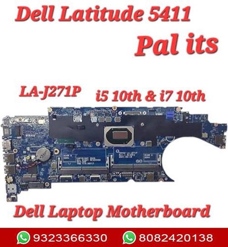 DELL LATITUDE 5411 LA-J271P LAPTOP MOTHERBOARD