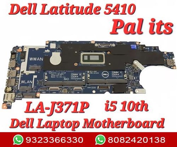 DELL LATITUDE 5410 LA-J371P LAPTOP MOTHERBOARD