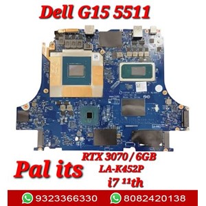 Dell G15 5511 LA-K452P LAPTOP MOTHERBOARD