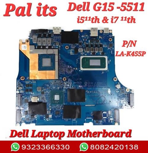 Dell G15 -5511 LA-K455P LAPTOP MOTHERBOARD