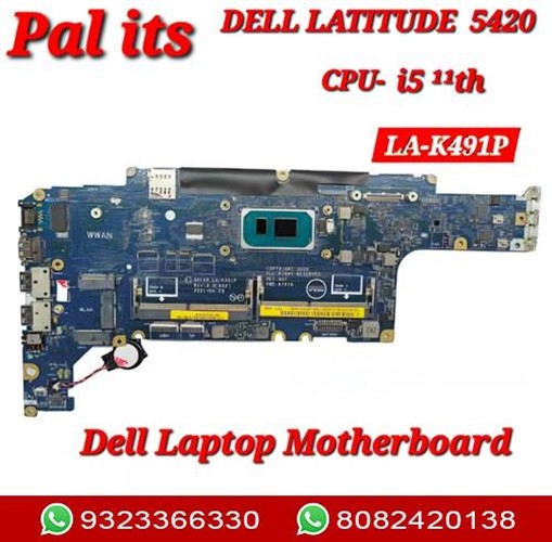 Dell Latitude 5420 LA-K491P LAPTOP MOTHERBOARD