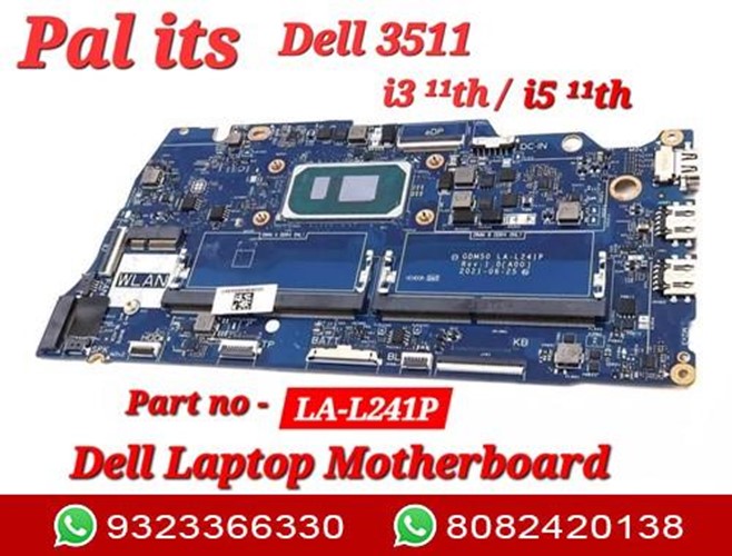 Dell 3511 LA-L241P LAPTOP MOTHERBOARD