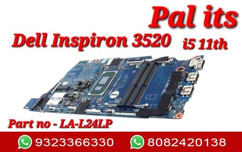 DELL INSPIRION 3520 LA-L24LP LAPTOP MOTHERBOARD