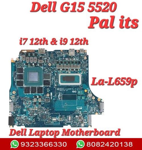 DELL G15 5520 LA-L659P LAPTOP MOTHERBOARD