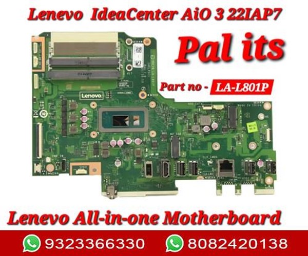 LENOVO IEDACENTER AIO 322IAP7 LA-L801P LAPTOP MOTHERBOARD