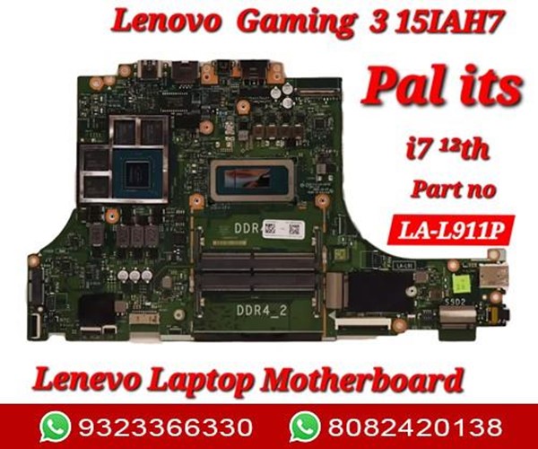 LENOVO GAMING 3 15IAH7 LA-L911P LAPTOP MOTHERBOARD