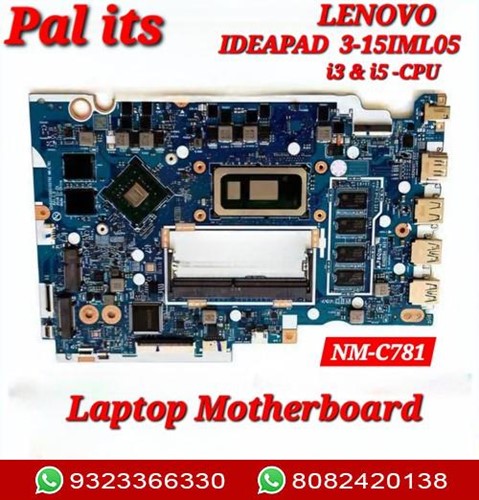 Lenovo Ideapad 3-15IML05  Laptop Motherboard - NM-C781