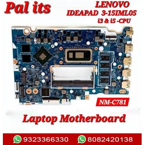 Lenovo Ideapad 3-15IML05  Laptop Motherboard - NM-C781
