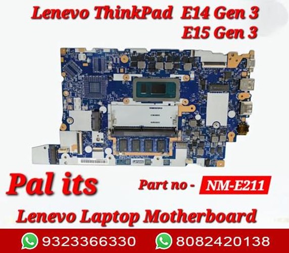 LENOVO THIKPAD E14 GEN3/ E15 GEN3 NM-E211 LAPTOP MOTHERBOARD