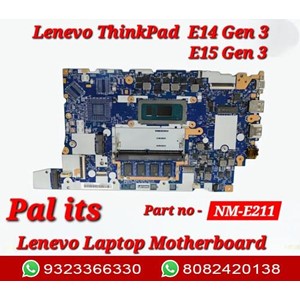 LENOVO THIKPAD E14 GEN3/ E15 GEN3 NM-E211 LAPTOP MOTHERBOARD