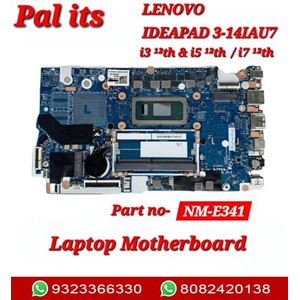 Lenovo Ideapad 3-14IAU7 NM-E341 / NM-E331 Laptop Motherboard