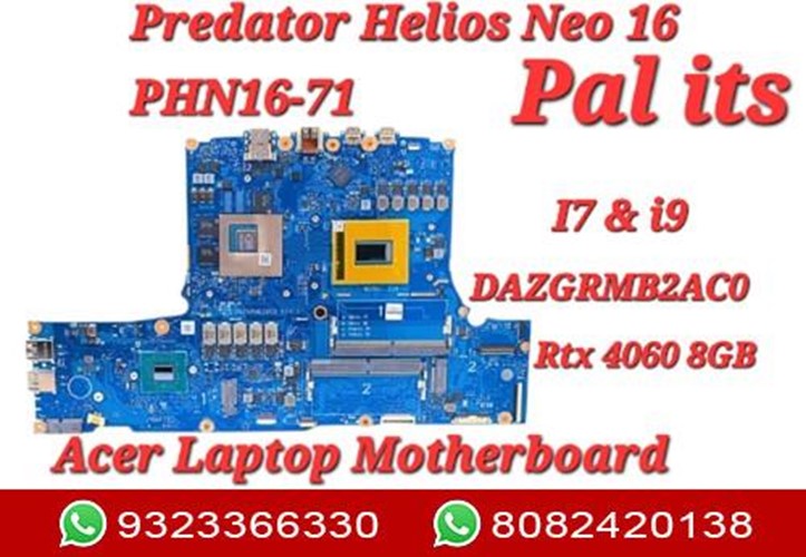 ACER-PREDATOR-HELITOS-NEO16-PHN16-71-DAZGRMB2AC0-LA-G99GP-LAPTOP-MOTHERBOARD