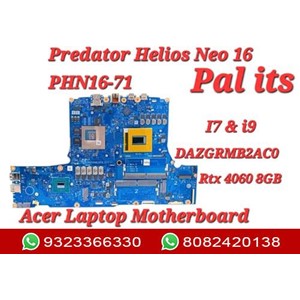 ACER PREDATOR HELITOS NEO16 PHN16-71 DAZGRMB2AC0 LA-G99GP LAPTOP MOTHERBOARD