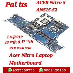 ACER NITRO AN515-52 LA-J891P LAPTOP MOTHERBOARD