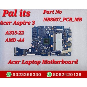Acer Aspire3 A315-22 NB8607 LAPTOP MOTHERBOARD